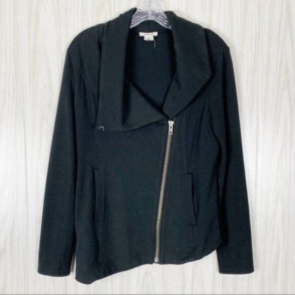 Helmut Lang Tops - Helmut Lang | Villous Asymmetrical Hooded Jacket Size Small